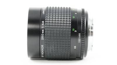 Minolta RF Rokkor 250mm f5.6 Reflex MF Lens MC MD Mount From Japan