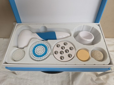 #ad #ad Waterproof Deep Clean Electric Face Body Cleansing Brush Massager 4 Heads 3 Spd $15.46