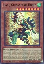 3x Hapi, Guida di Horus Ultra Rara CH02-EN024 IL MAZZO DELLE CRONACHE: incantatori