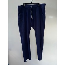 Figs Technical Collection Navy Blue Scrub Pants Mens XXL T21004 Cargo Straight
