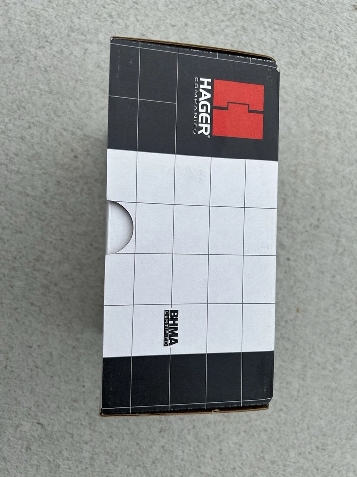 Perilla de puerta de entrada Hager 3553 2-3/4" US26D WTN SCC KD ASA ANSI/BHMA grado 2 Foto 3 de 4