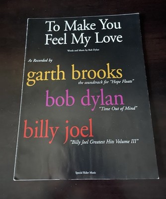 1997 To Make You Feel My Love Song by Bob Dylan Sheet Music Collectible