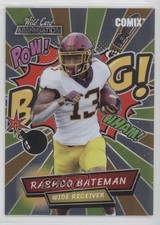 2021 Wild Card Alumination Comix Orange/Yellow Rashod Bateman Rookie RC 2qw. rookie card picture