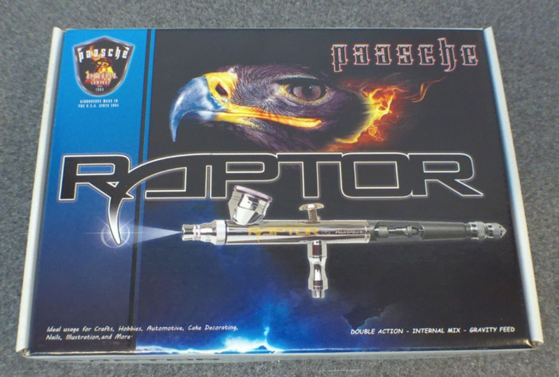 Paasche RG-4AS Raptor Airbrush Set with 4 Heads (.2, .25, .38 & .66mm)