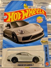Hot Wheels Porsche 911 Carrera T #015 HW ‘26 Factory Fresh Gray VHTF!