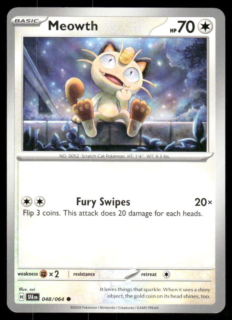 Pokémon TCG Pokémon Meowth Meowth Common Regular | eBay