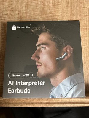 Timekettle W4 AI Interpreter Earbuds   Gold   New & Sealed New in box