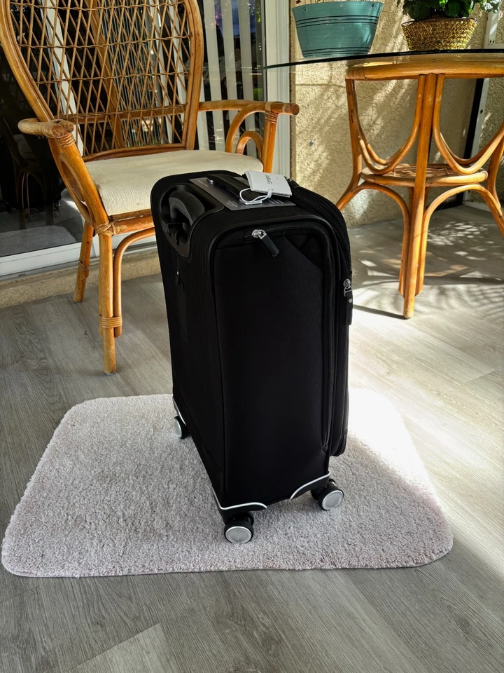 SAMSONITE Silhouette 18 Softside Carry-On Spinner Color - Black - Image 4 of 4