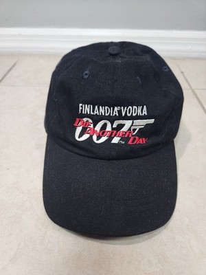 Finlandia Vodka 007 Die Another Day Slideback Hat Black OSFA Pure James Bond