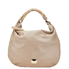 Jimmy Choo Sky One-Shoulder Bag, Pink Beige Leather, Women's, Handbag GZl1c4au