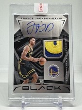 2023-24 Black Trayce Jackson-Davis Jumbo Rookie Patch Auto RPA Autograph RC /49
