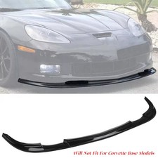 Front Bumper Splitter Lip Gloss Black For Corvette C6 Z06 2006-2013 Zr1 Style Front Bumper Splitter Lip Gloss Black For Corvette C6 Z06 2006-2013 Zr1 Style
