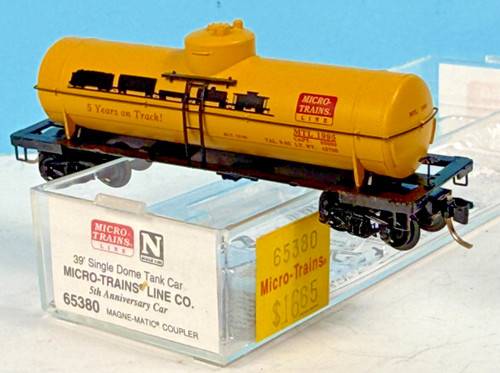 Micro Trenes Línea Escala N MTL 65380 5º Aniversario Tanque Carro Informe # 1995 | Zustand: New