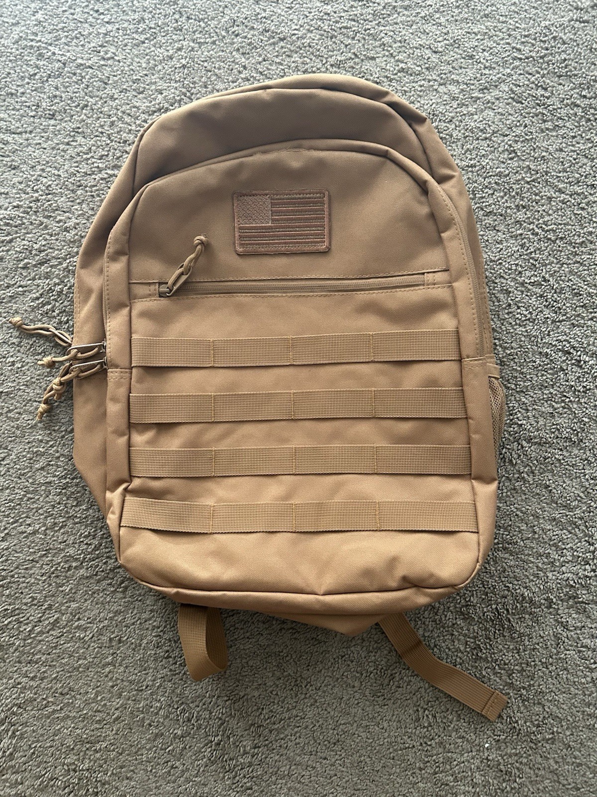 medium size light brown backpack men - image 1