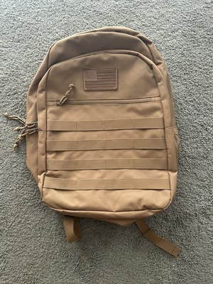 medium size light brown backpack men