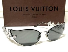 Louis Vuitton Swarovski Cat Eye Sunglasses Rare Limited Edition Used
