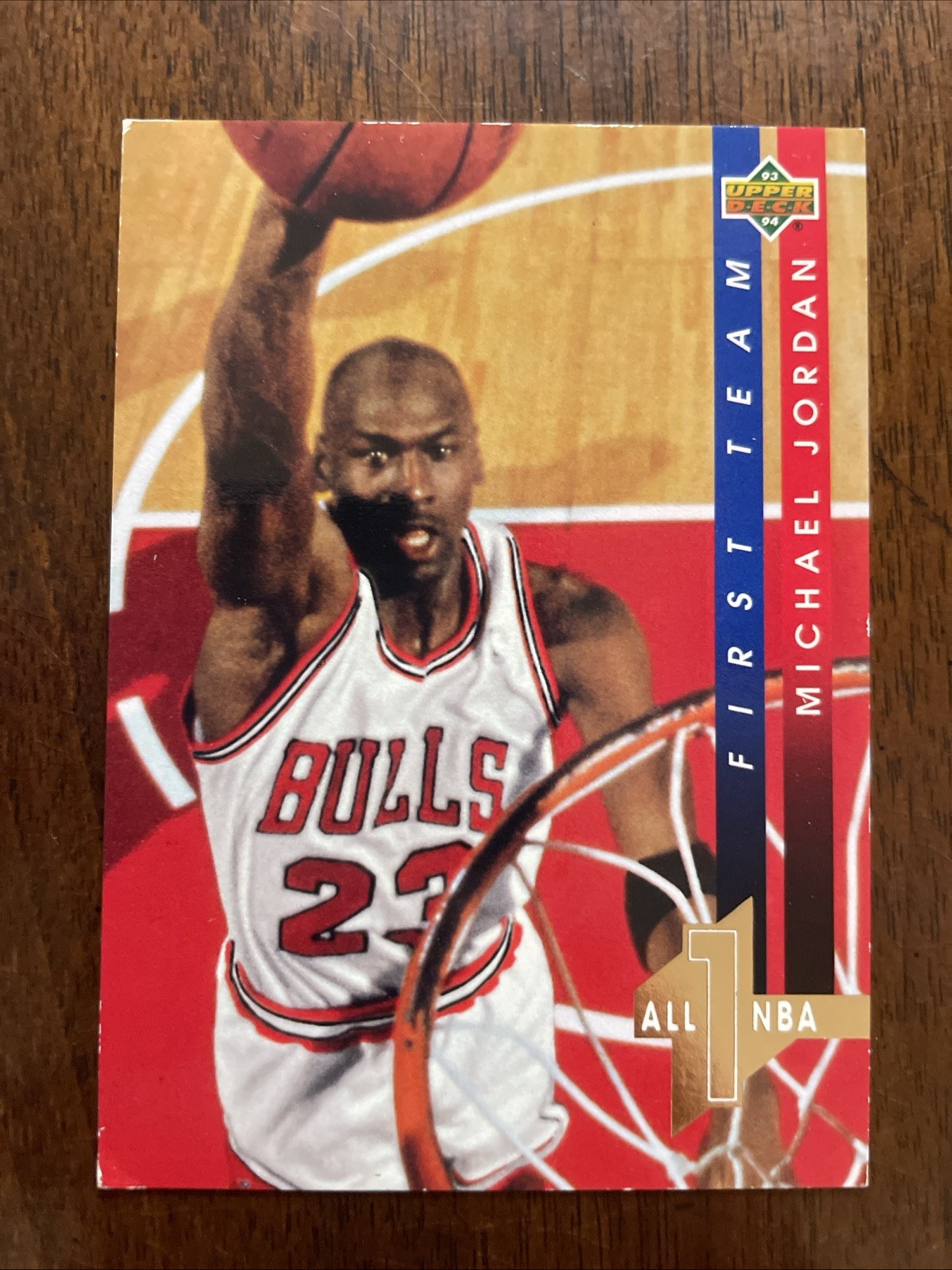1993-94 Upper Deck Michael Jordan All NBA #AN4 Bulls