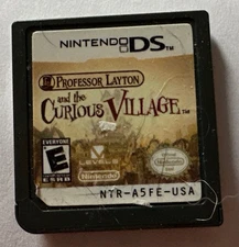 PROFESSOR LAYTON AND THE CURIOUS VILLAGE NINTENDO DS 2008 GAME ONLY