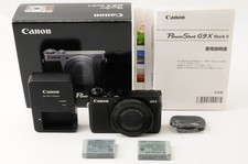 Canon PowerShot G9X Mark II Black Digital Camera Mint in Box From Japan 412