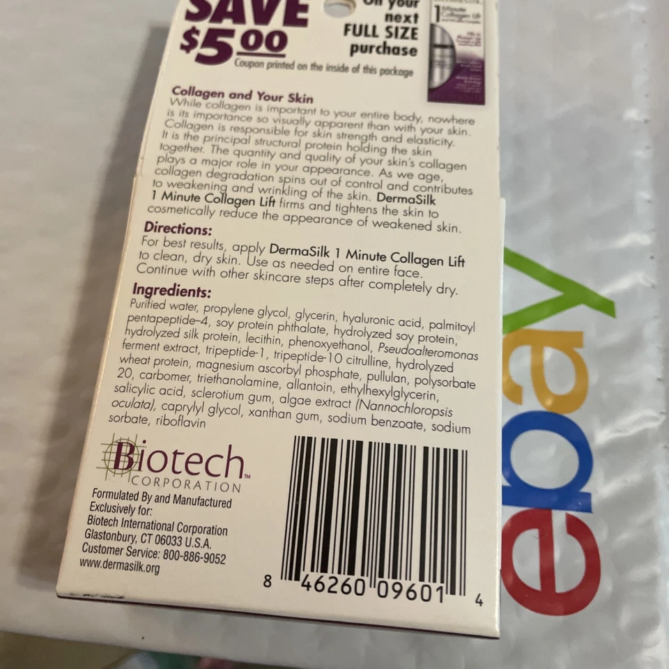 DERMA SILK 1 MINUTO COLÁGENO ELEVADOR COLÁGENO REFORÇO dermasilk 1 pacote 0,25 oz - Imagem 3 de 4