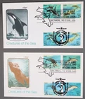 Mayfairstamps US FDC 1990 Marine Life Russia Joint Issue Mixed Franking First Da