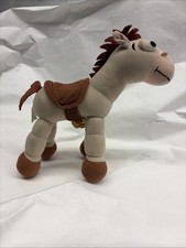 Disney Pixar Walt Disney World Toy Story Bullseye Plush Horse Poseable Body 10"