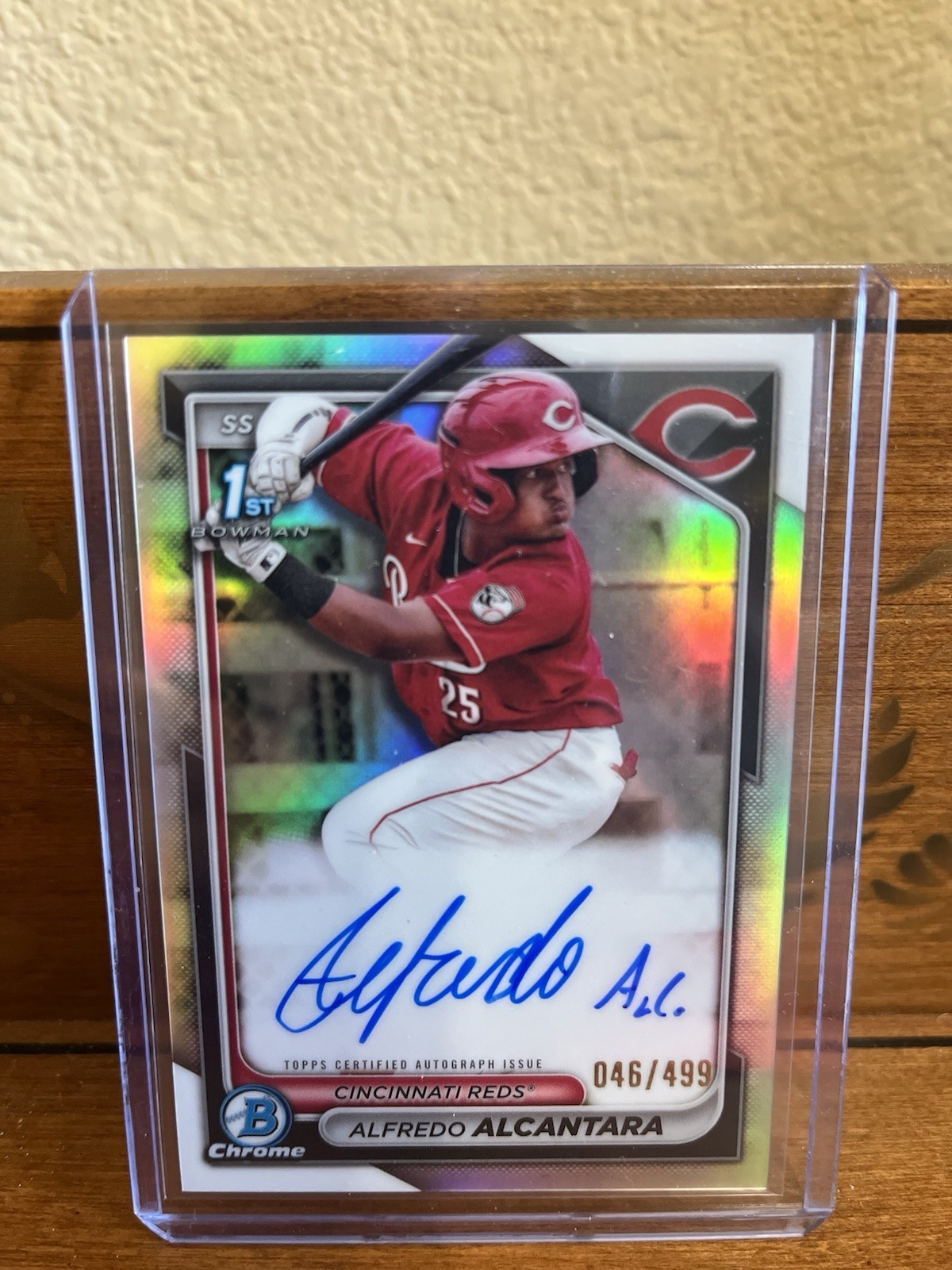 2024 Bowman Chrome - Alfredo Alcantara 1st Bowman Auto Refractor /499