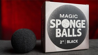 Schwammkugeln 4 Stück schwarz 2   von Murphy s Magic - Zaubertrick + Videoanleitung
