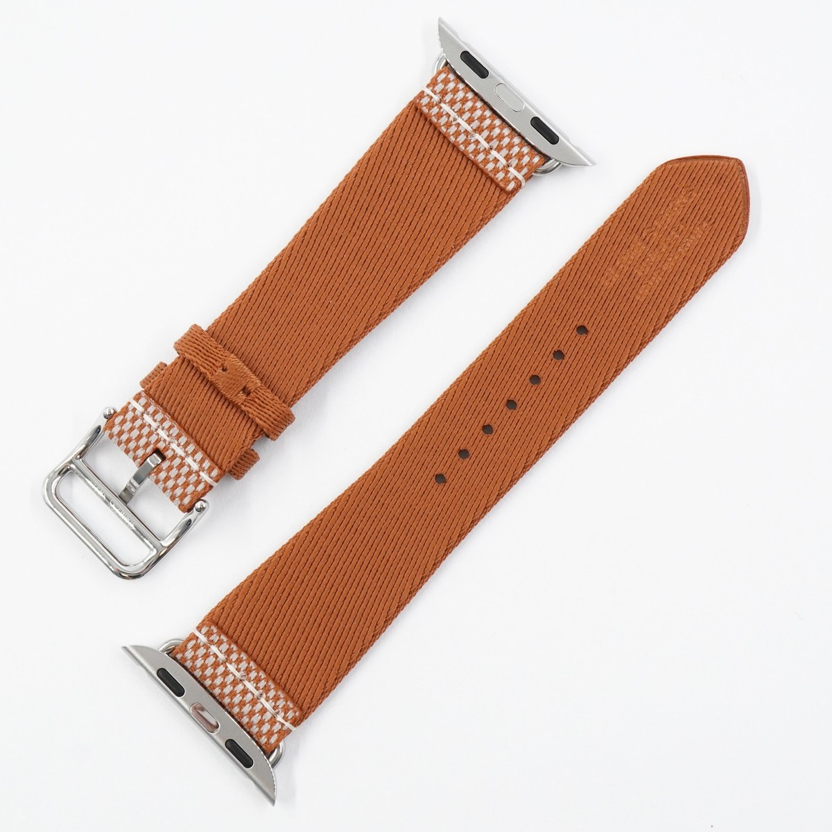 HERMÈS Apple Watch Series 9 - 41mm Gold/Écru Toile H Single HERMÈS Apple Watch Series 9 - 41mm Gold/Écru Toile H Single