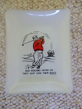 Novelty Golfers Ashtray - Circa 1950s