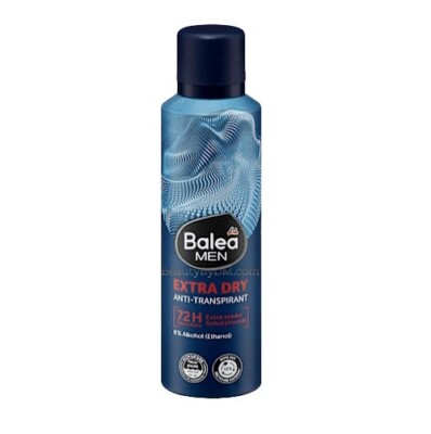 Balea MEN Deodorant Spray Antiperspirant Extra Dry, 200 ml
