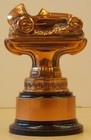 Midget Auto Racing Trophy, Pre-War Car Bronze Plated, NOS
