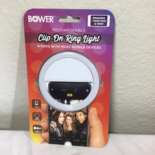 Bower clip on ring light enhance for smartphone New