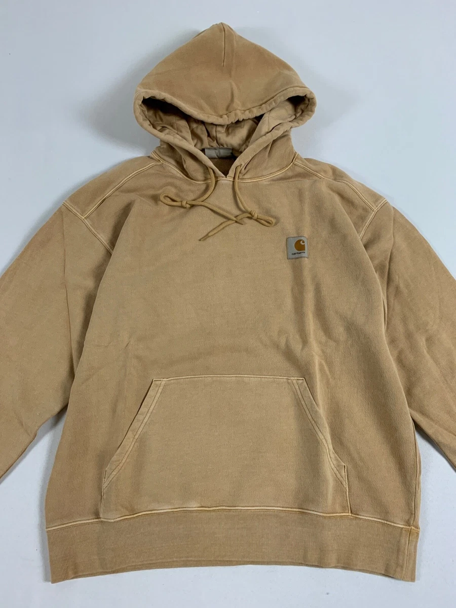 CARHARTT WIP HOODED NELSON SWEATSHIRT DUSTY HAMILTON BROWN L NWT | eBay