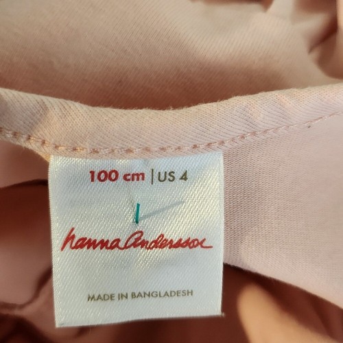 hanna andersson Toddler skater dress size 4 Pink with Pockets - Picture 8 of 8