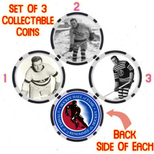 DUKE KEATS - HOCKEY HALL OF FAME - COLLECTABLE COIN SET