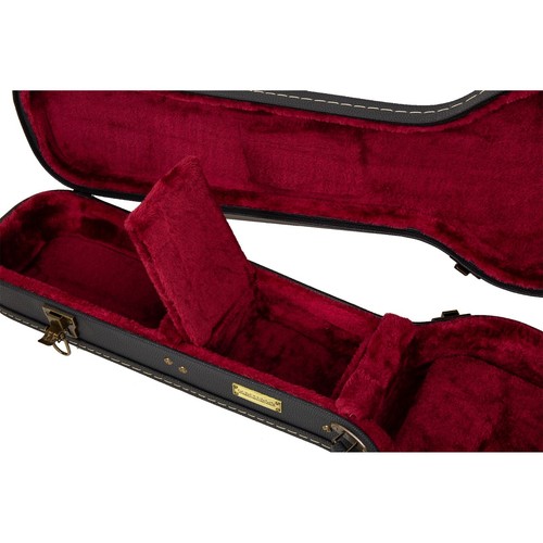 Crossrock Wooden Case-Fits Les Paul Electric Guitars Black - Picture 9 of 9
