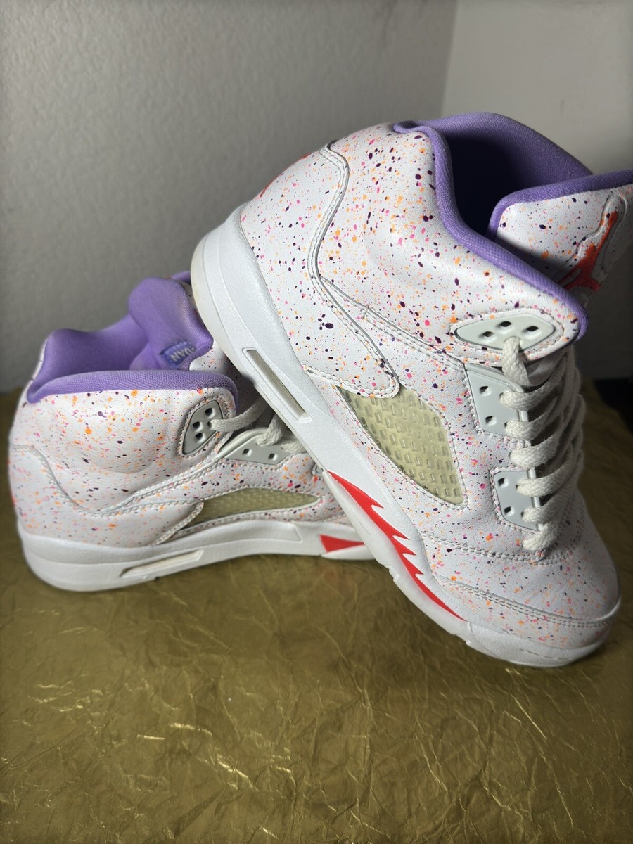 paint splatter jordan 5