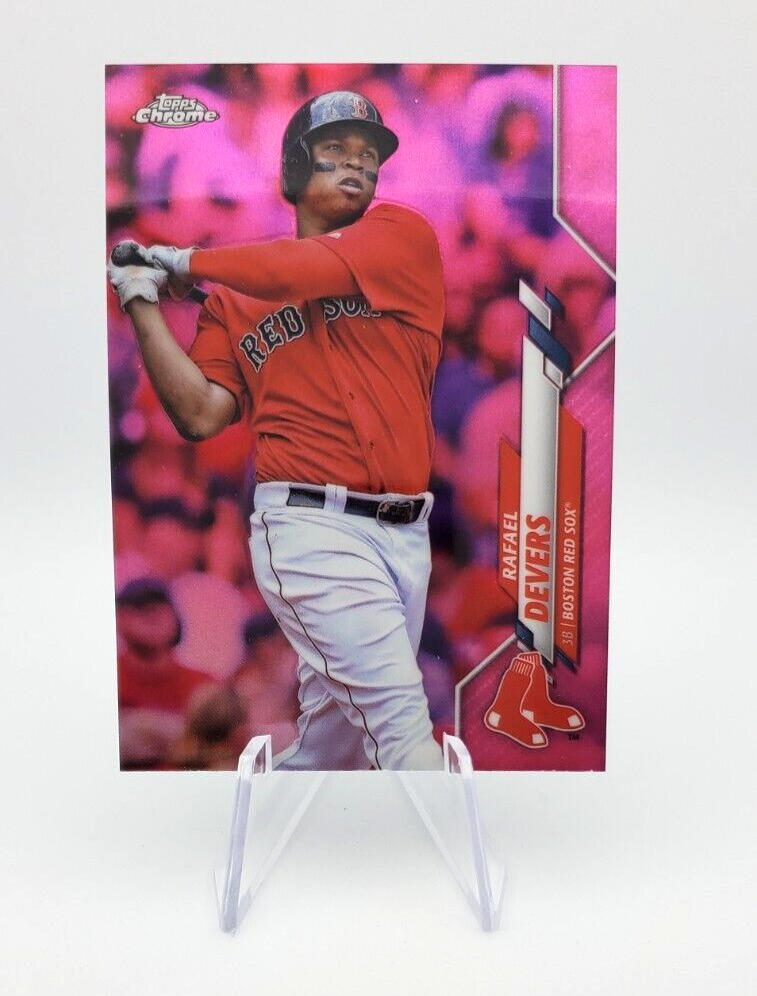 2020 Topps Chrome Pink Refractor #93 Rafael Devers | eBay