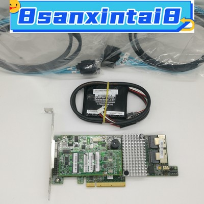 LSI MegaRAID 9266-8i PCI-E SAS SATA RAID Card 6Gbps with BBU +2* 8087 SATA Cable