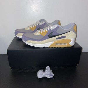 Nike Men's Air Max 90 NRG DC6083-500 Purple Yellow Grey Black Shoes Sizes  8-9 | eBay