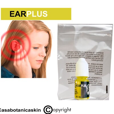 Gotas de Oidos 2ps f Ear Plus Drops 5Ml 100% Naturales Free shipping