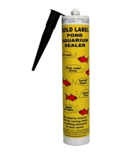 Black Pond Sealant Gold Label  | 290ml | Repair Liner Garden Fish Pond Safe