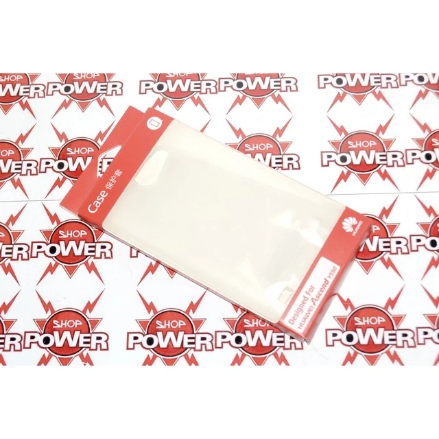 HUAWEI CUSTODIA ORIGINALE HARD SLIM CASE BACK REAR COVER ASCEND Y550 WHITE NEW - Immagine 4 di 4