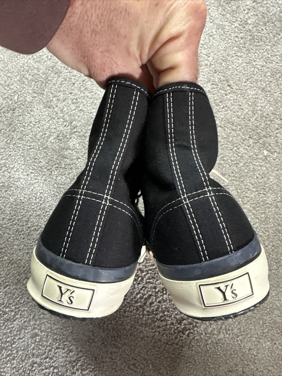 Yohji Yamamoto Y's For Men Hi-Top Sneakers US 6.5 Japan