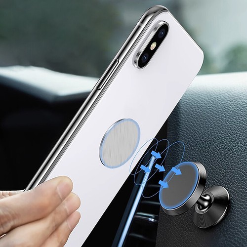 5PCS Magnetic Metal Plate Adhesive Phone Case Back Circular Magnet StickeLR - Zdjęcie 7 z 19