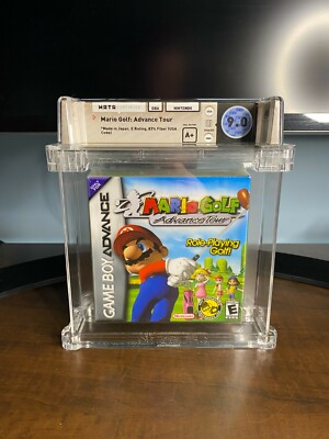 Mario Golf Advance Tour Nintendo Gameboy Advance WATA 9.0 A+ Sealed Uncirculated