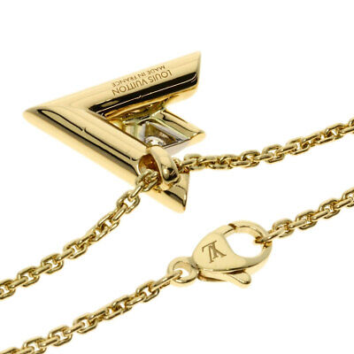 LOUIS VUITTON Necklace Volt One GM Diamond Q93808 K18 Yellow LOUIS VUITTON Necklace Volt One GM Diamond Q93808 K18 Yellow