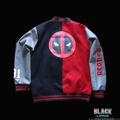 NEW Our Universe Marvel Deadpool and Wolverine Varsity Jacket 2024