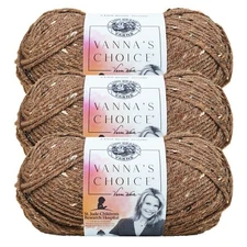 (3 Pack) Lion Brand Yarn 860-403F Vanna's Choice Yarn, Barley
